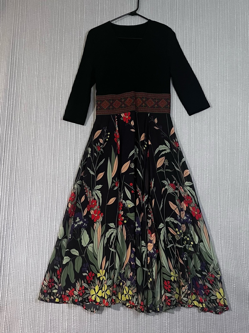 ZIYA Garden Floral Maxi Dress Womens M